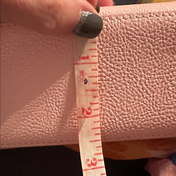 Betsey Johnson XO Anaya Crossbody with Scarf and Chain Strap Light Pink - Picture 7 of 8